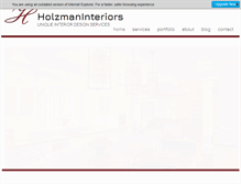 Tablet Screenshot of holzmaninteriors.com